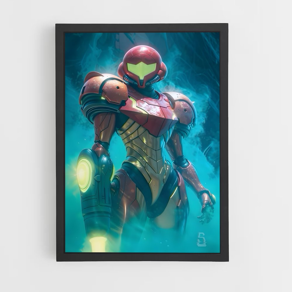 Poster Halo de Samus – affiche Metroid (vue 2)
